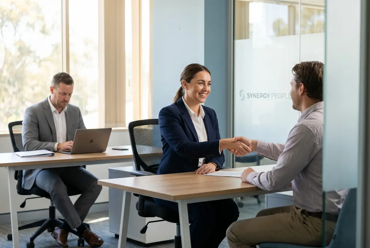 Recruitment consultants placing candidates